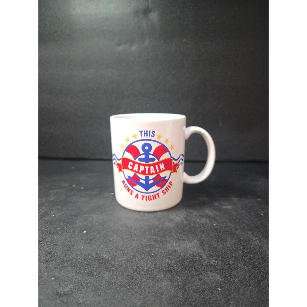 Hallmark This Captain Runs A Tight Ship Coffee‎ Mug, Captain Mug, Nautical Mug